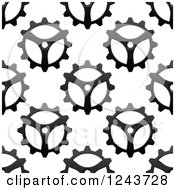 Poster, Art Print Of Seamless Background Pattern Of Gears 5