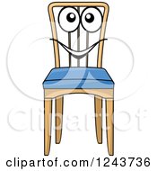 Poster, Art Print Of Happy Cartoon Chair