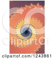 Poster, Art Print Of Spiraling Mandelbrot Fractal Background