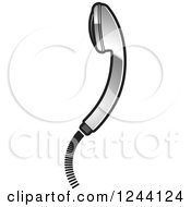 Clipart Of A Silver Shower Head 2 Royalty Free Vector Illustration