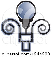Clipart Of A Street Lamp Post 6 Royalty Free Vector Illustration by Lal Perera