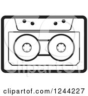 1244227 Black And White Cassette Tape Poster Art Print 