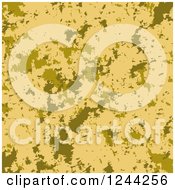 Clipart Of A Background Of Gold Texture Royalty Free Vector Illustration