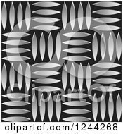 Clipart Of A Background Of Silver Weave On Black Royalty Free Vector Illustration by Lal Perera