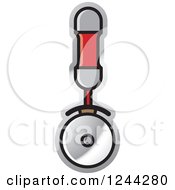 Poster, Art Print Of Red Handled Pizza Cutter