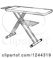Poster, Art Print Of Black And White Ironing Board