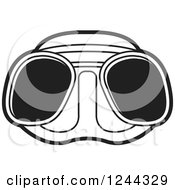 Poster, Art Print Of Black And White Diving Goggles