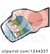 Poster, Art Print Of Hand Using A Power Squeezer