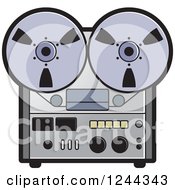 Poster, Art Print Of Vintage Tape Or Film Recorder