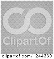 Clipart Of A Seamless Gray Wavy Texture Background Royalty Free Vector Illustration