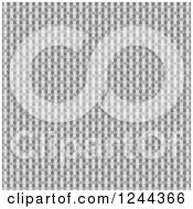 Clipart Of A Weave Linen Texture Background Royalty Free Vector Illustration