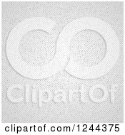 Clipart Of A Gray Dotted Background Texture Royalty Free Vector Illustration