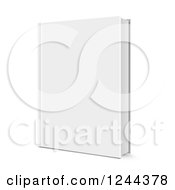 Clipart Of A 3d Book Royalty Free Vector Illustration