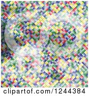 Clipart Of A Colorful Mosaic Background Royalty Free Vector Illustration by vectorace