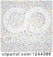 Clipart Of A Colorful Polka Dot Background Royalty Free Vector Illustration by vectorace
