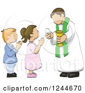 Poster, Art Print Of Sketchd Kids First Communion