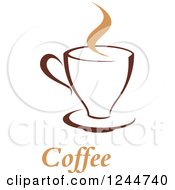 Poster, Art Print Of Cofee Cup With Text