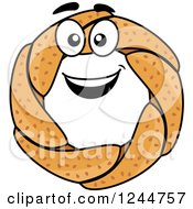 Round Soft Pretzel Character