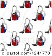 Seamless Pattern Background Of Vacuums