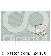 Clipart Of A Neptune Background Or Business Card Design Royalty Free Illustration