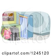 Poster, Art Print Of Clothing Boutique Interior