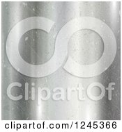 Clipart Of A Scratched And Dented Metal Background Royalty Free Illustration