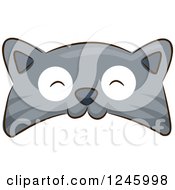 Poster, Art Print Of Gray Cat Animal Hat