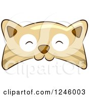 Clipart Of A Cat Animal Hat Royalty Free Vector Illustration