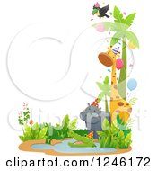 Poster, Art Print Of Clipart Of A   Royalty Free Vector Illustration