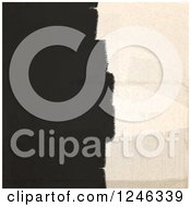 Clipart Of Strokes Of Black Paint On A Beige Wall Royalty Free Vector Illustration