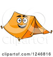 Poster, Art Print Of Orange Tent Character