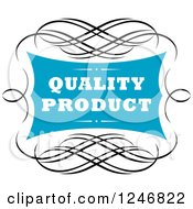 Poster, Art Print Of Quality Product Label