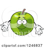 Poster, Art Print Of Green Apple Character