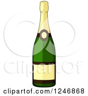 Poster, Art Print Of Champagne Bottle