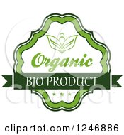 Poster, Art Print Of Green Organic Bio Product Label