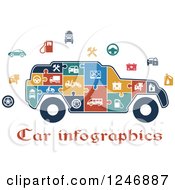 Poster, Art Print Of Puzzle Piece Suv Infographics Diagram With Icons And Text
