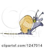 Poster, Art Print Of Happy Snail Listening To Music