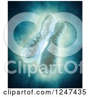 Clipart Of A 3d Chromosome Royalty Free Illustration by Mopic