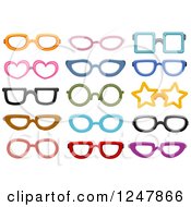 Poster, Art Print Of Colorful Eye Glasses
