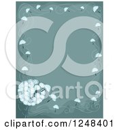 Poster, Art Print Of Dandelion Wishy Blow Background With Text Space