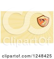 Clipart Of A Trout Background Or Business Card Design Royalty Free Illustration