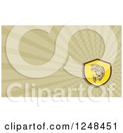 Clipart Of A Largemouth Bass Background Or Business Card Design Royalty Free Illustration