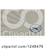 Clipart Of A Panther Background Or Business Card Design Royalty Free Illustration