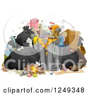 Poster, Art Print Of Heap Of Stinky Messy Garbage
