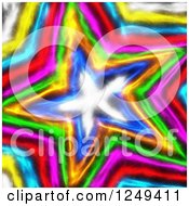 Poster, Art Print Of Background Of A Colorful Star