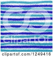 Clipart Of A Background Of Horizontal Blue Glitter Stripes Royalty Free Illustration