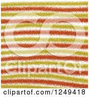 Clipart Of A Background Of Horizontal Gold And Bronze Glitter Stripes Royalty Free Illustration