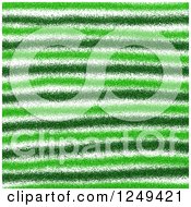 Clipart Of A Background Of Horizontal Green Glitter Stripes Royalty Free Illustration