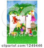 Poster, Art Print Of Children Celebrating The Feast Of Booths