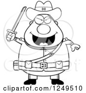 Black And White Chubby Civil War Confederate Soldier Man Holding Up A Sword